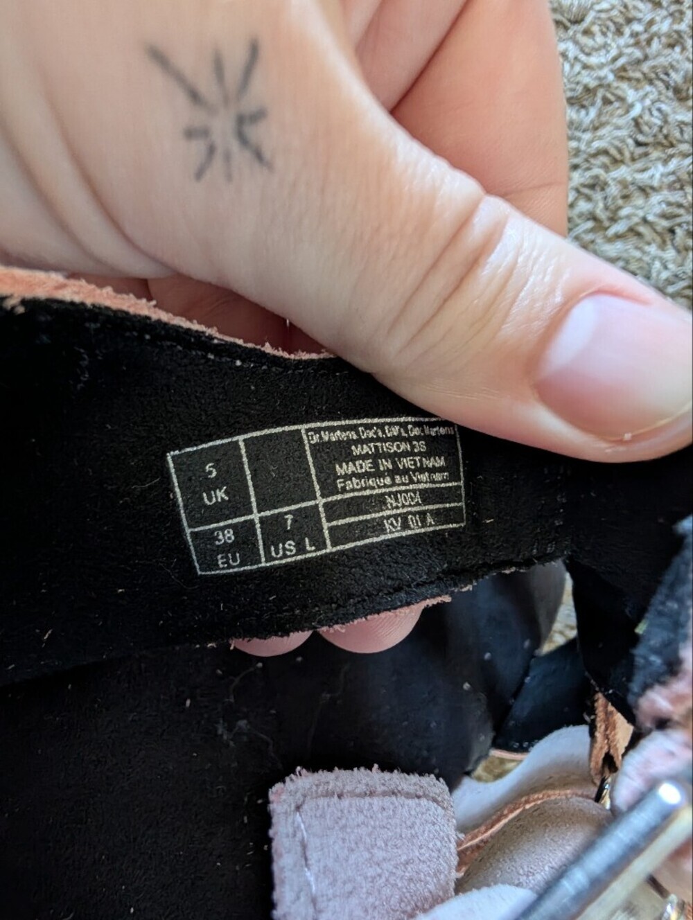 Dr. Martens Pink Chunky Platform Sandals - Picture 5 of 5